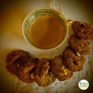 Receta de cocina cetogénica para galletas de café o té